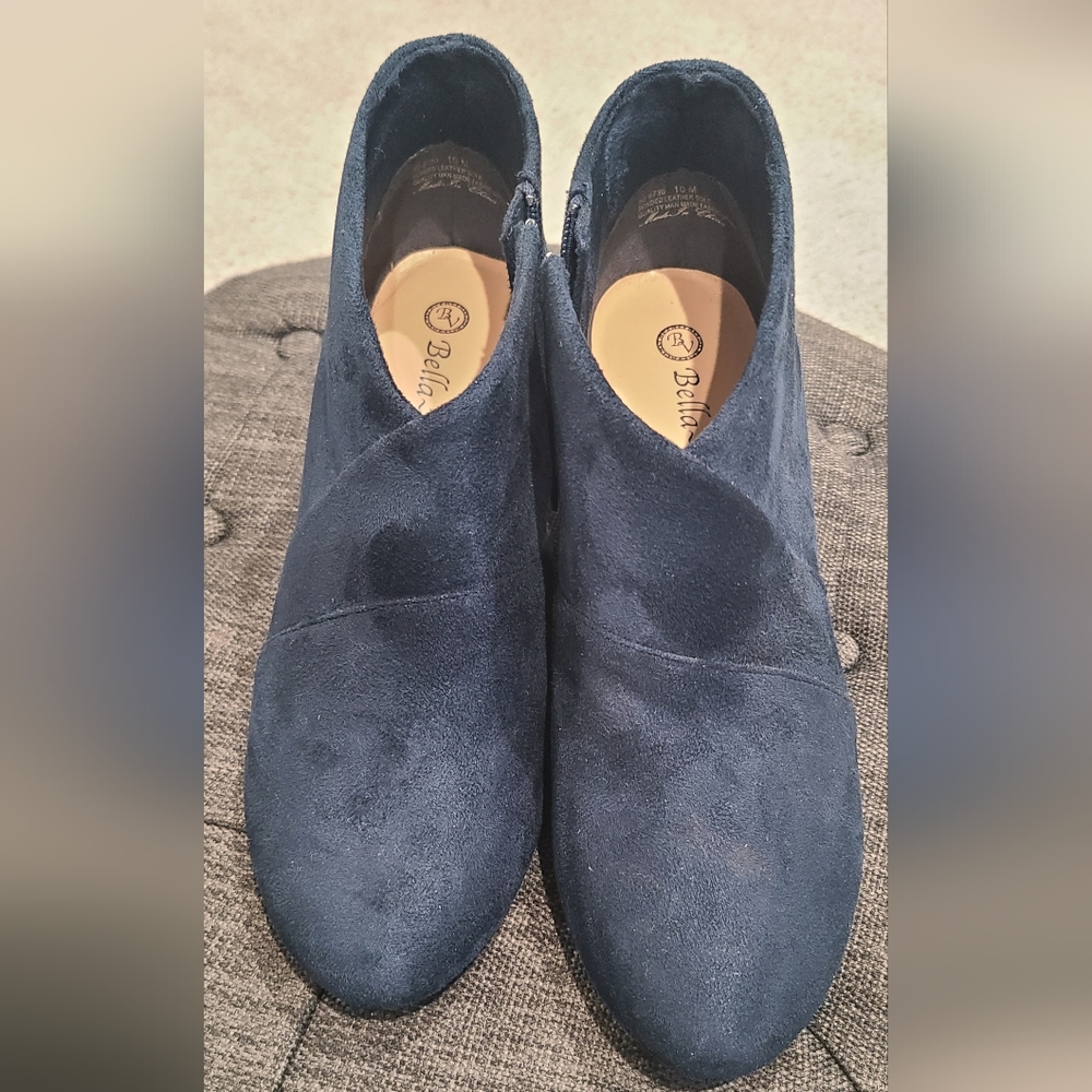 Navy Blue Bella Vita Kira II Booties